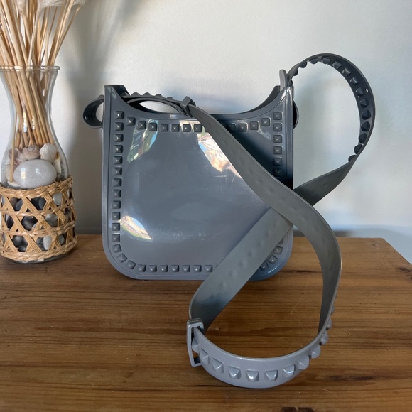 Carmen Sol Jelly Studded bag
